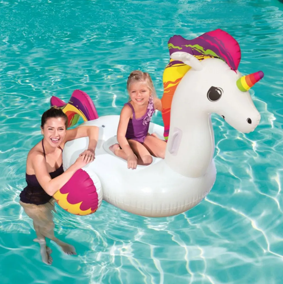 Oppustelig Unicorn Bademadras