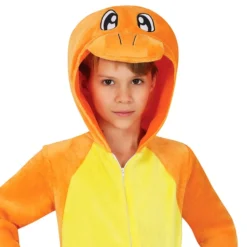Orange Drage Børnekostume
