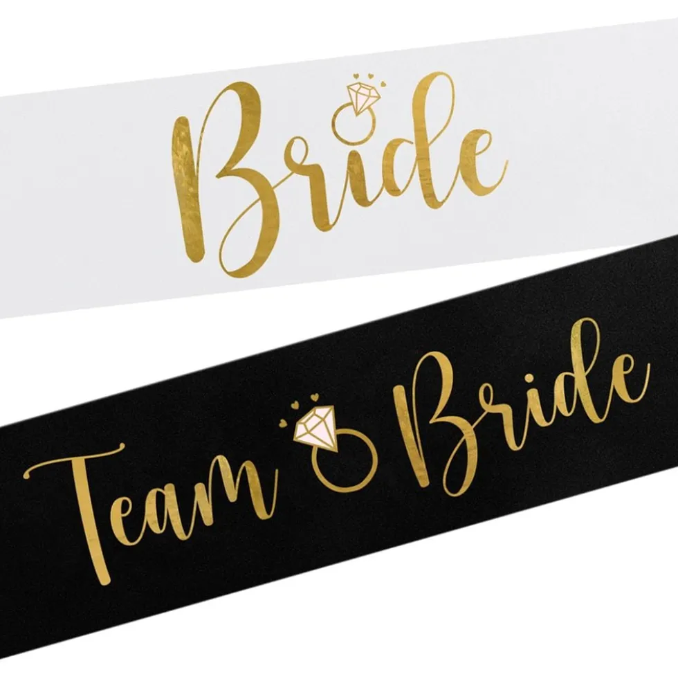 Ordensbånd Bride & Bride Squad Sort/Hvid