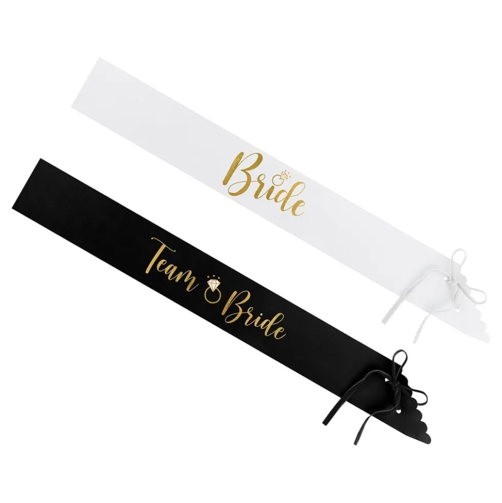 Ordensbånd Bride & Bride Squad Sort/Hvid