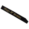 Ordensbånd Happy 20th Birthday Sort/Guld