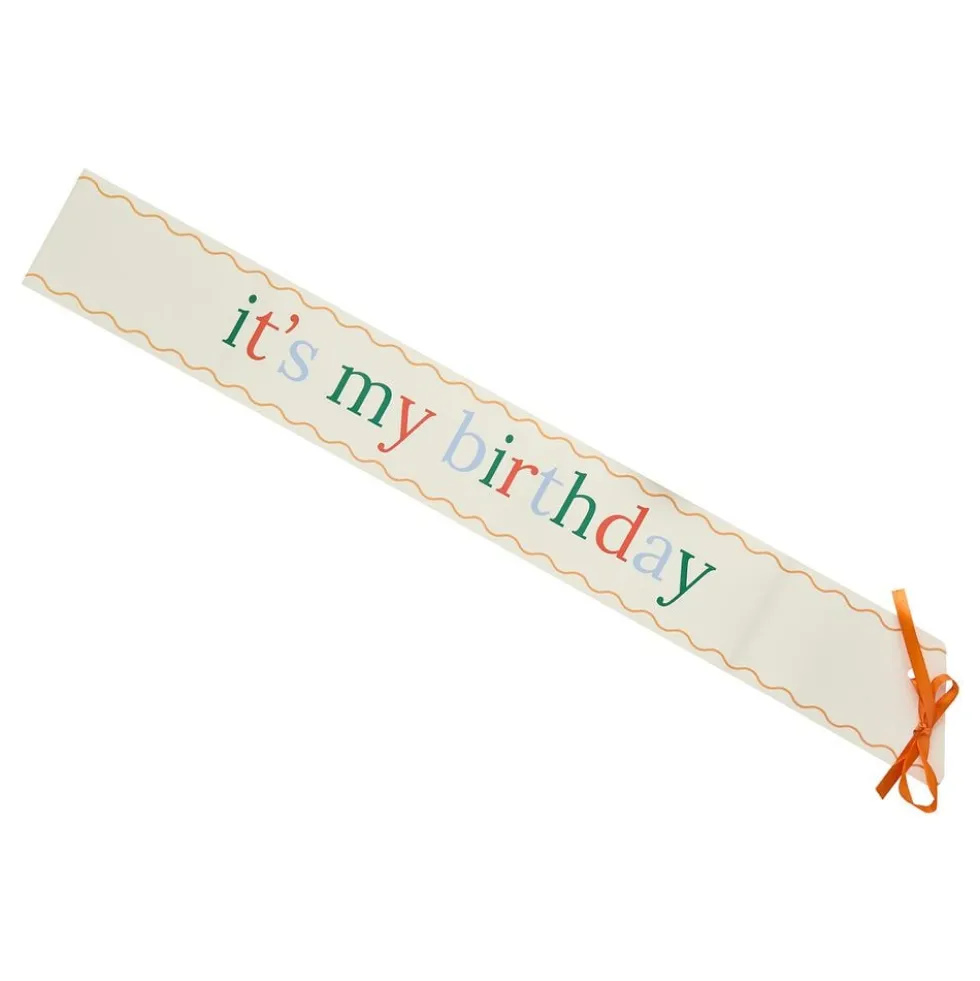 Ordensbånd It's My Birthday Flerfarvet
