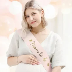 Ordensbånd Mom to Be Lyserød