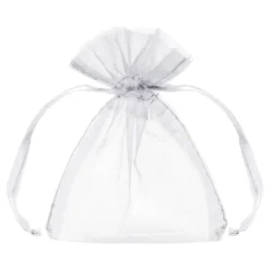 Organza poser Hvid