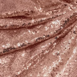 Pailletdug Rund Roséguld
