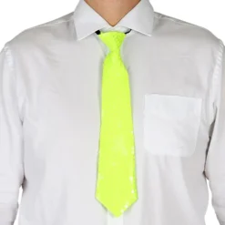 Pailletslips Neongul