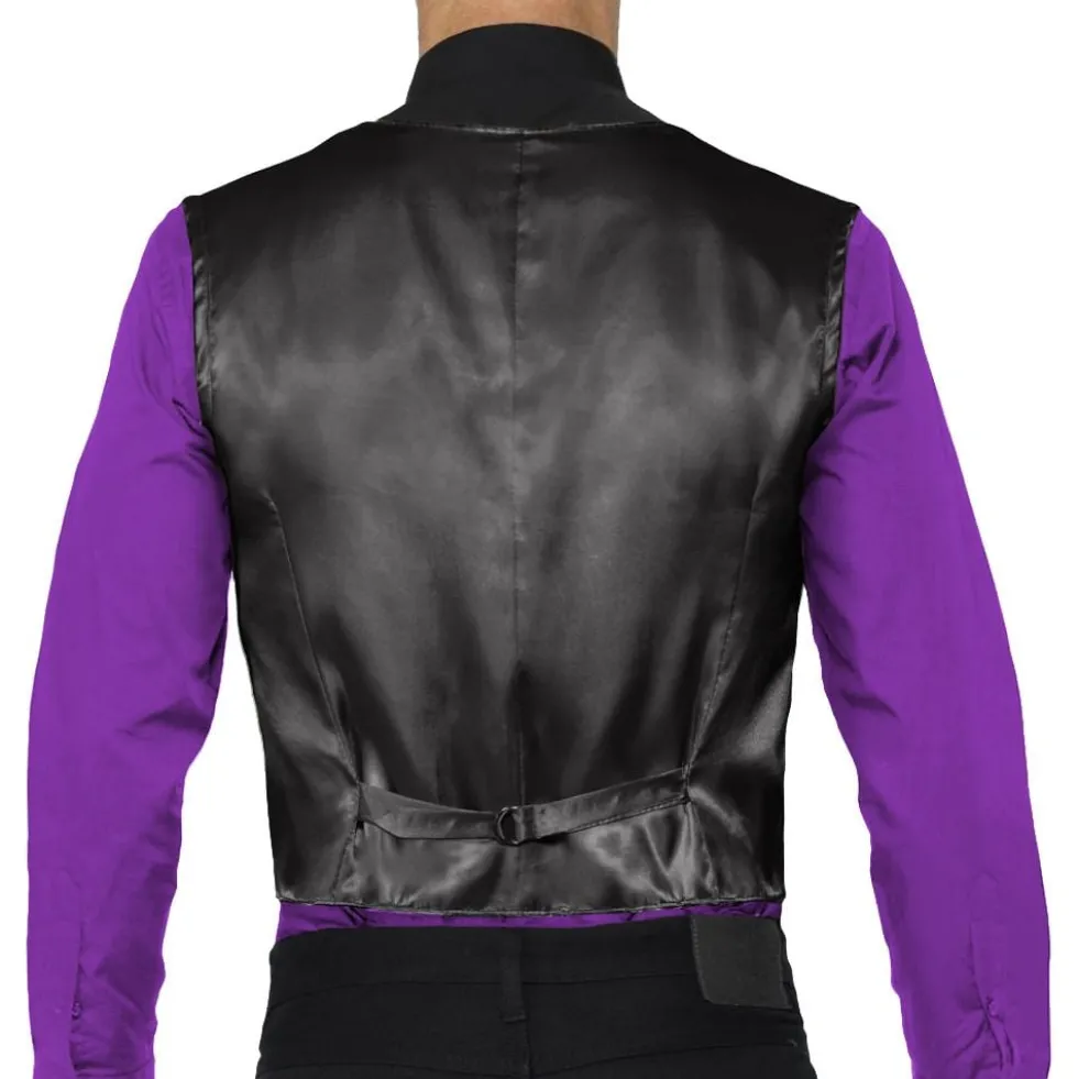 Pailletvest Sort