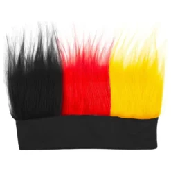 Pandebånd Med Hår Sort/Rød/Gul