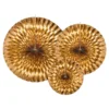 Papfjedre Guld Metallic