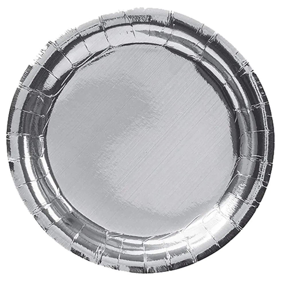 Papirasietter Sølv Metallic