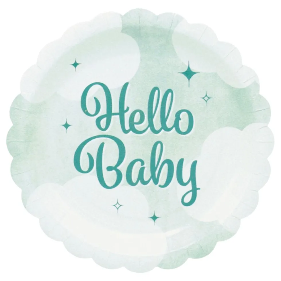 Papirassietter Hello Baby