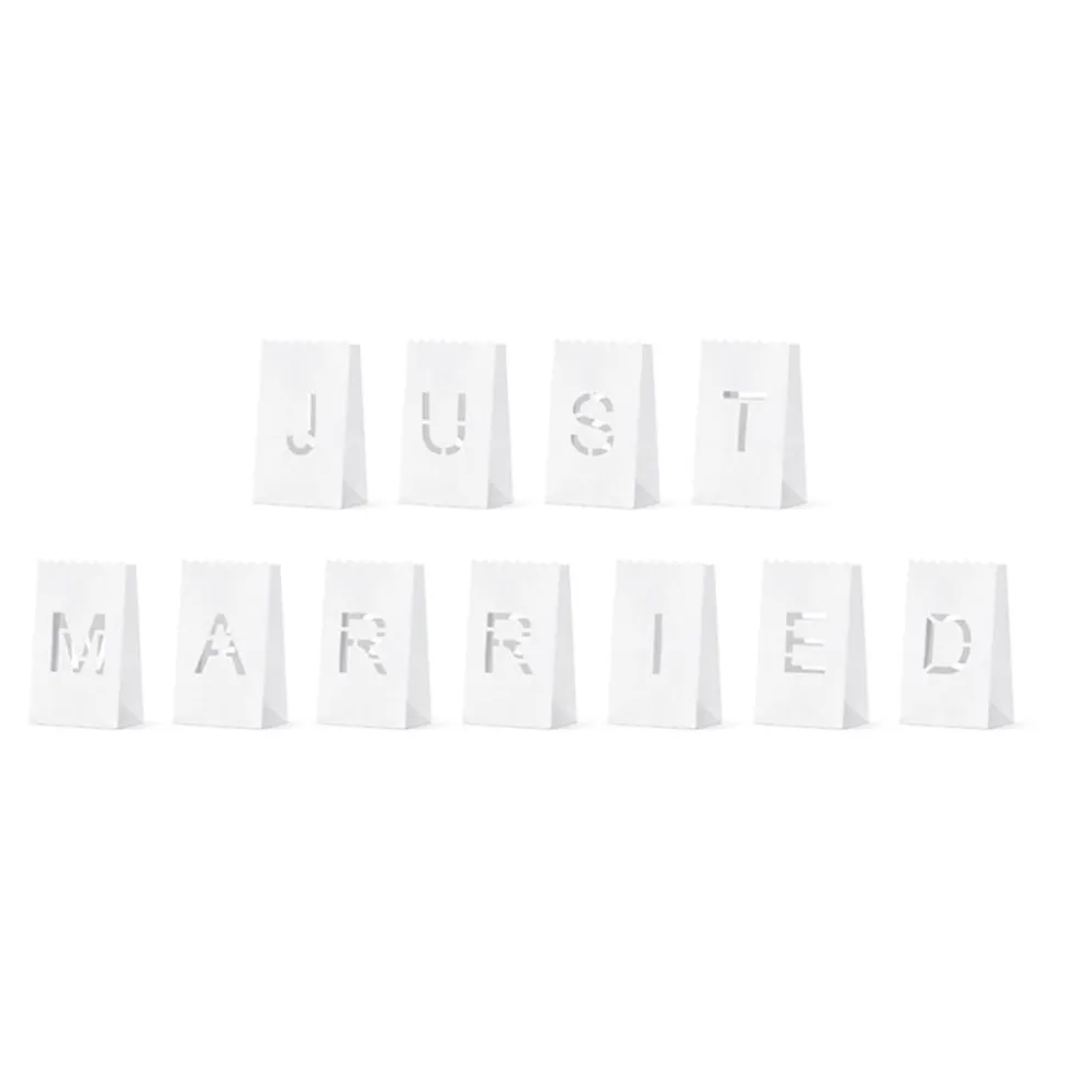 Papirlanterner Just Married