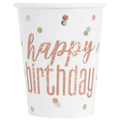 Papkrus Happy Birthday Rosaguld Skimmer