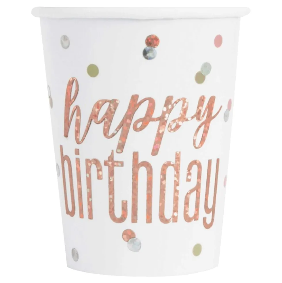 Papkrus Happy Birthday Rosaguld Skimmer