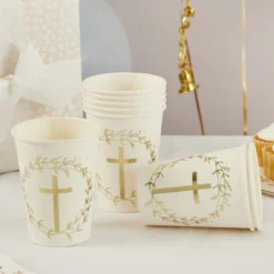 Papkrus Kors Guld