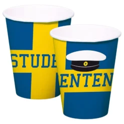 Papkrus Studenten Blå/Gul