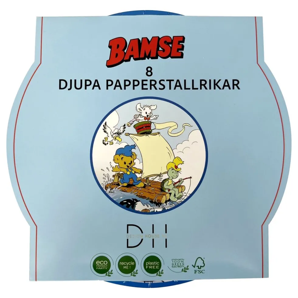 Pappskåle Båd Bamse