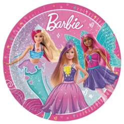 Paptallerkener Barbie Fantasy
