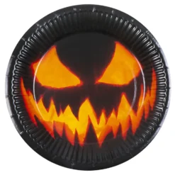 Paptallerkener Creepy Pumpkin