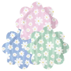 Paptallerkener Daisies