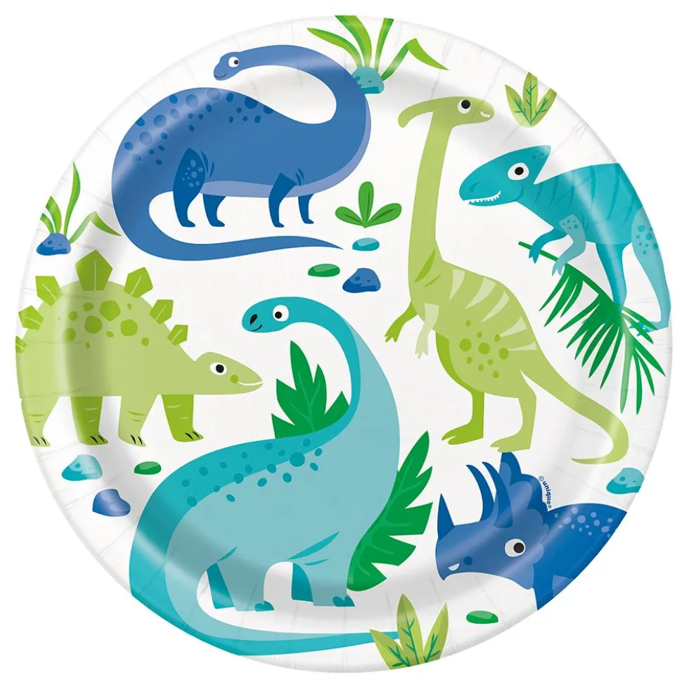 Paptallerkener Dinosaurer