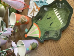 Paptallerkener Dinosaurer T-Rex