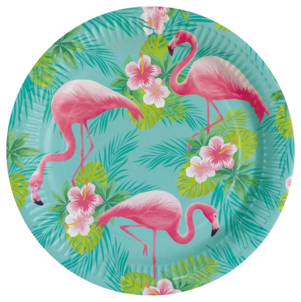 Paptallerkener Flamingo Paradise