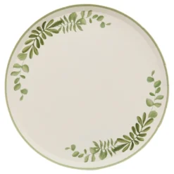 Paptallerkener Grønne Blade Botanic