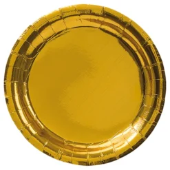 Paptallerkener Guld