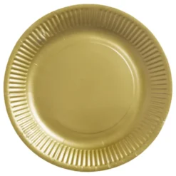 Paptallerkener Guld