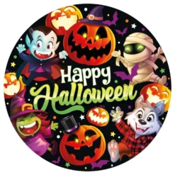 Paptallerkener Halloween Monsters