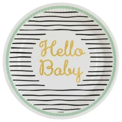 Paptallerkener Hello Baby