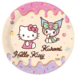 Paptallerkener Hello Kitty & Kuromi
