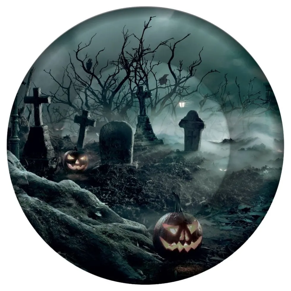 Paptallerkener Kirkegård Halloween