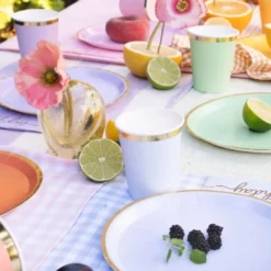 Paptallerkener Pastel