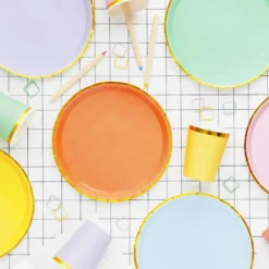 Paptallerkener Pastel