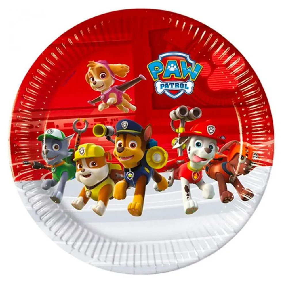Paptallerkener Paw Patrol