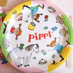 Paptallerkener Pippi Langstrømpe