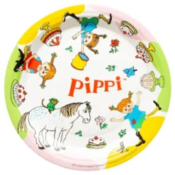 Paptallerkener Pippi Langstrømpe