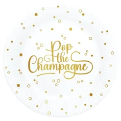 Paptallerkener Pop the Champagne