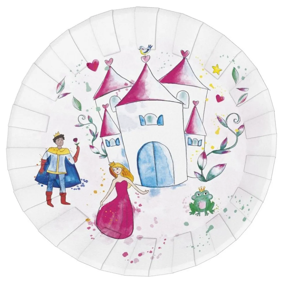 Paptallerkener Prinsesse