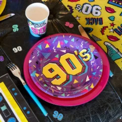 Paptallerkener 90s Party