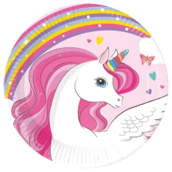 Paptallerkener Unicorn