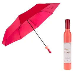 Paraply Rosévinsflaske
