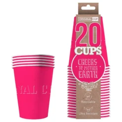 Partykrus Papir Cerise