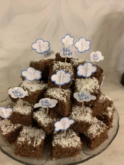 Partypicks Baby Shower Blå med Sky