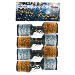 Partypoppers Guld/Sølv