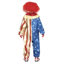 Patriotisk Klovn Børnekostume