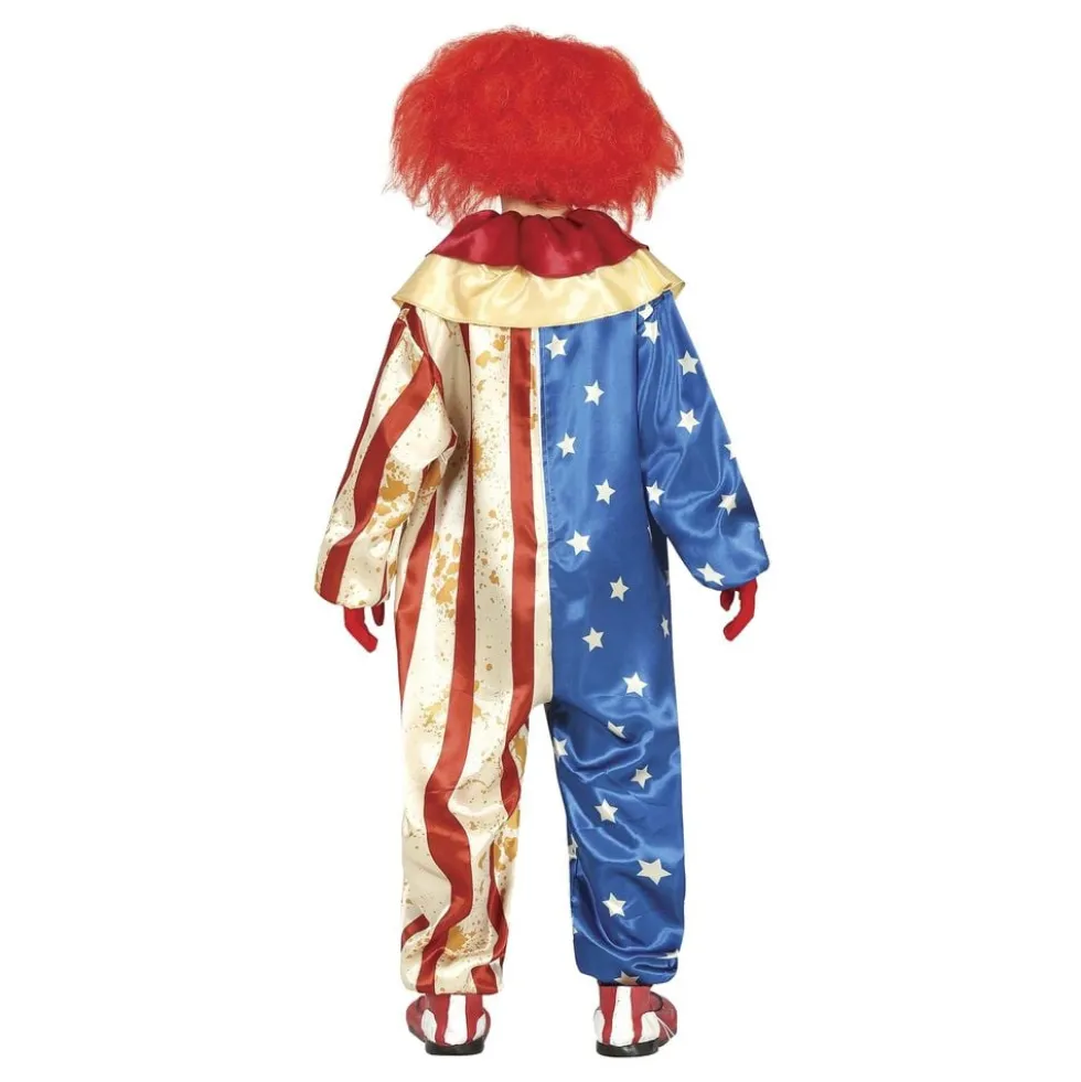 Patriotisk Klovn Børnekostume