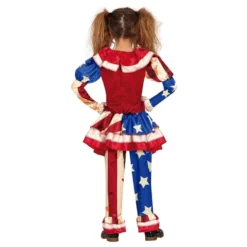 Patriotisk Klovn Børnekostume